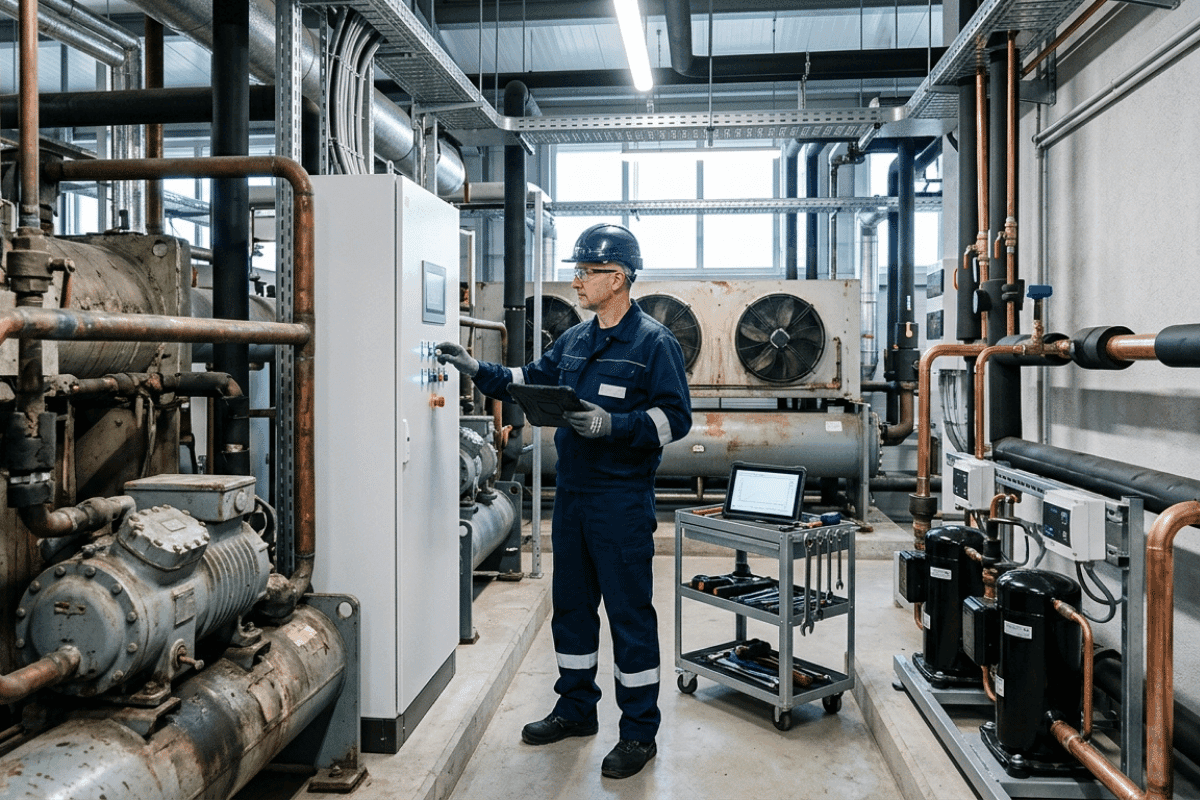 Modernizacja instalacji chłodniczej. Kiedy warto wymienić agregat, automatykę lub cały system?